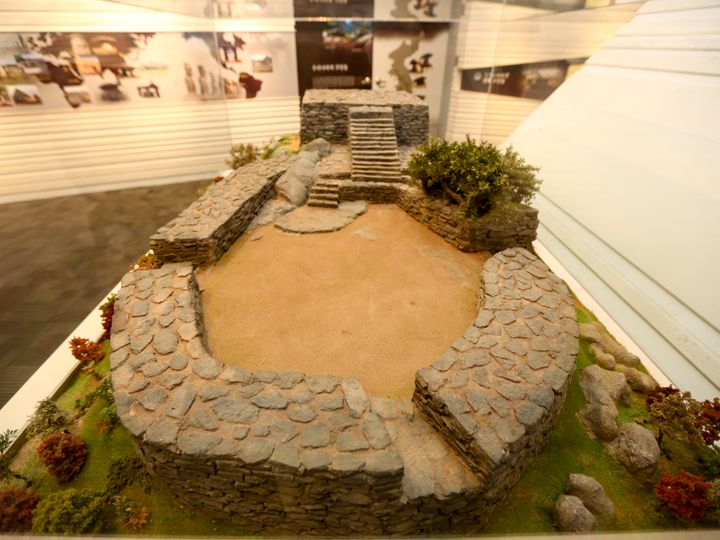 塹城檀のジオラマ