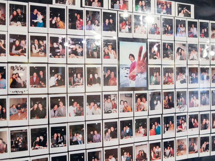 有名人の写真がいっぱい