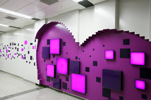 きれいな新盆唐駅