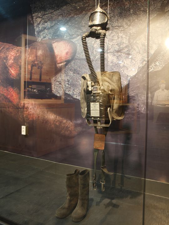 鉱夫が使った装備