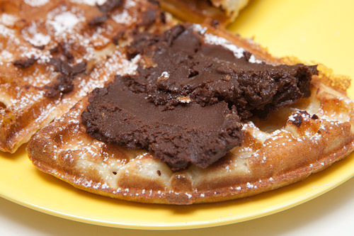 チョコクリームワッフル