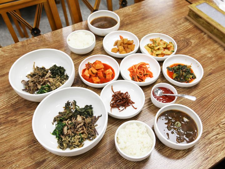 昼食例
「ヒーリングハウス」の山菜ビビンバ