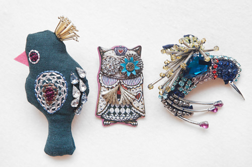 磁石でとめられるブローチ
各78,000ウォン
(Oriental Mood・韓国)