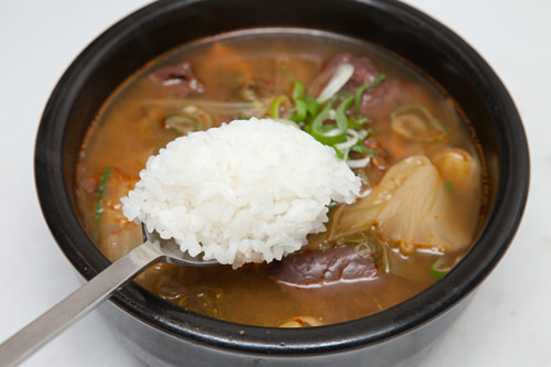 ご飯を入れていただいて