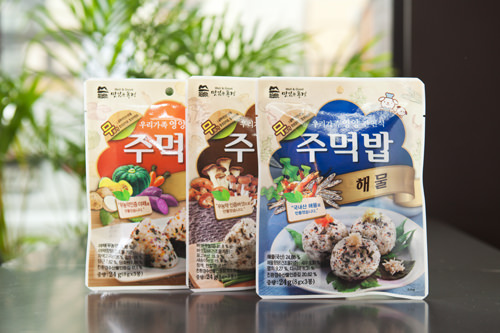 無農薬野菜や韓国産魚介類で作られたふりかけ