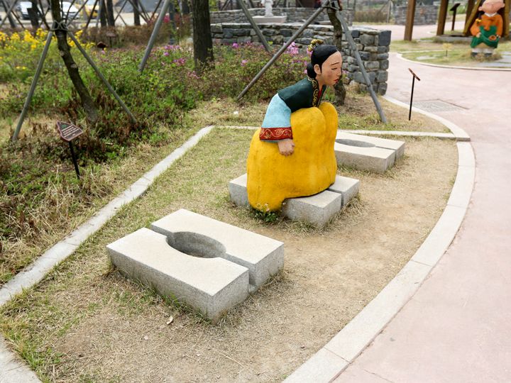 新羅時代の最古の水洗式トイレ