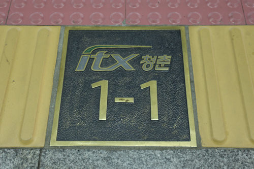 号車ごとの乗車位置案内