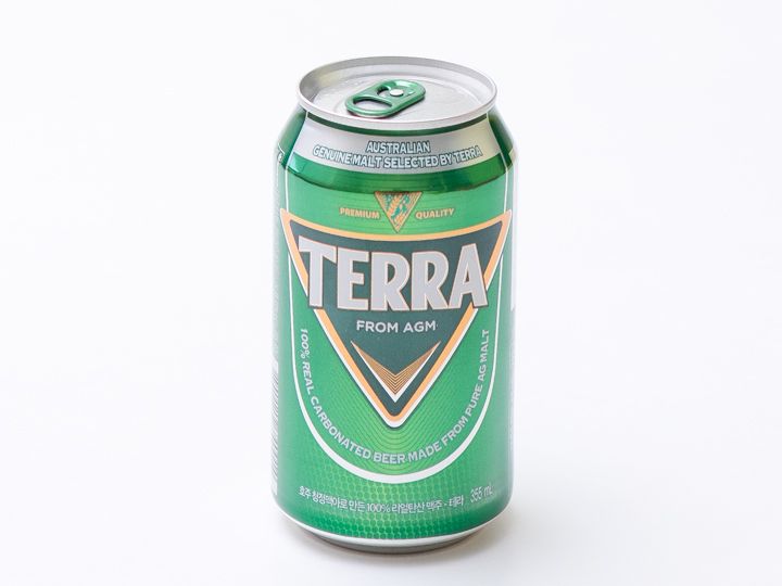 TERRA(テラ) (ラガー:4.6%)
2019年発売開始。オーストラリアの100%清浄麦芽と発酵過程で出た炭酸を使用。素材へのこだわりが特徴