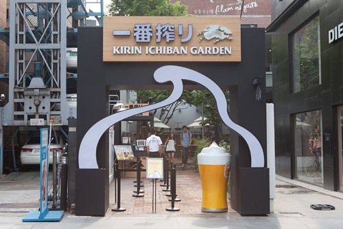 人気エリアでのPR活動