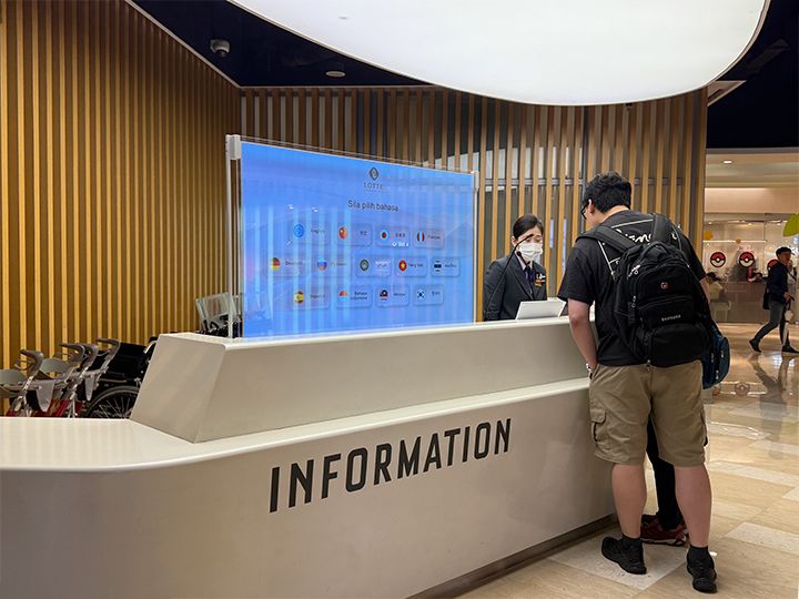 多言語通訳システムを導入(地下1階)