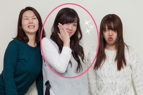 自然とメインの人がかわいく見える!?