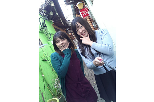 韓国っぽい路地も使える!