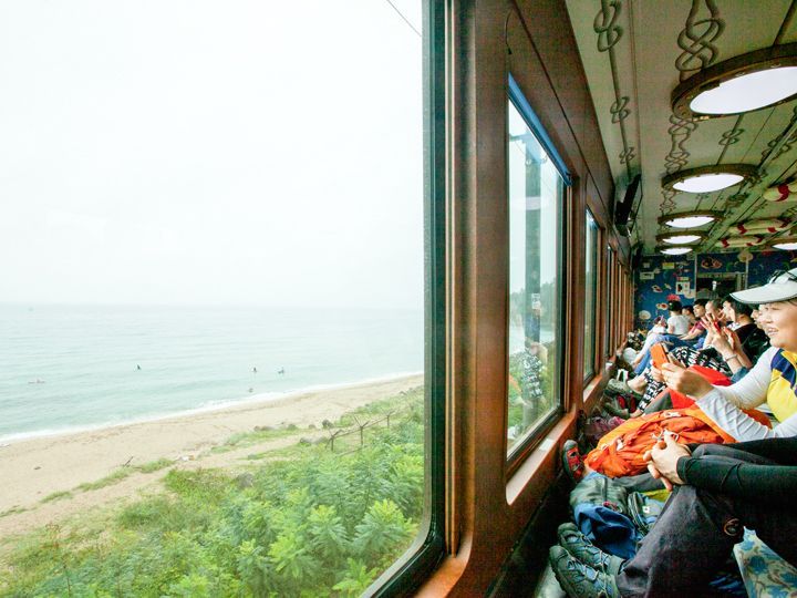 絶景の海を一望