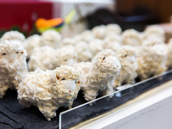 羊の置き物 1つ10,000ウォン