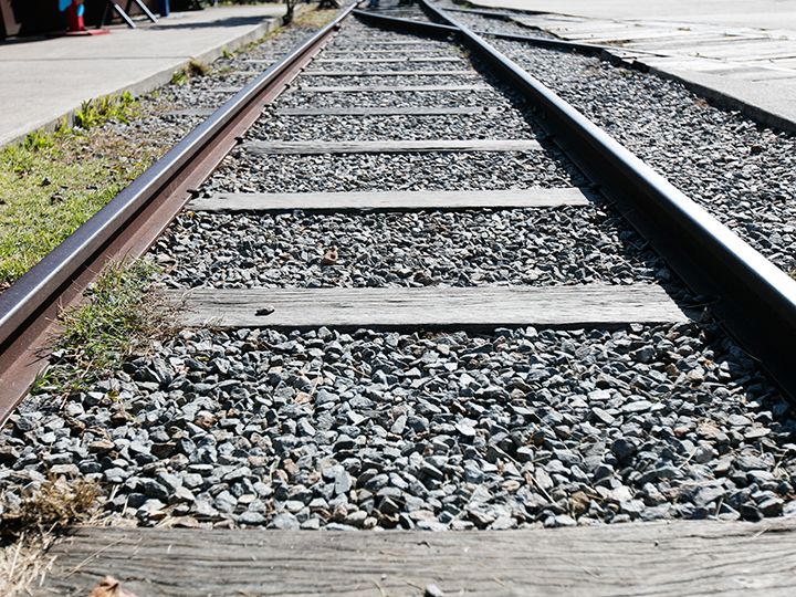 かつてソウルと平壌を結んでいた線路
