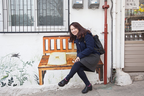 座ってるように見える?