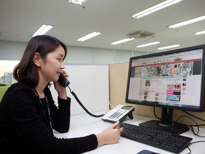 日本へは電話調査を実施