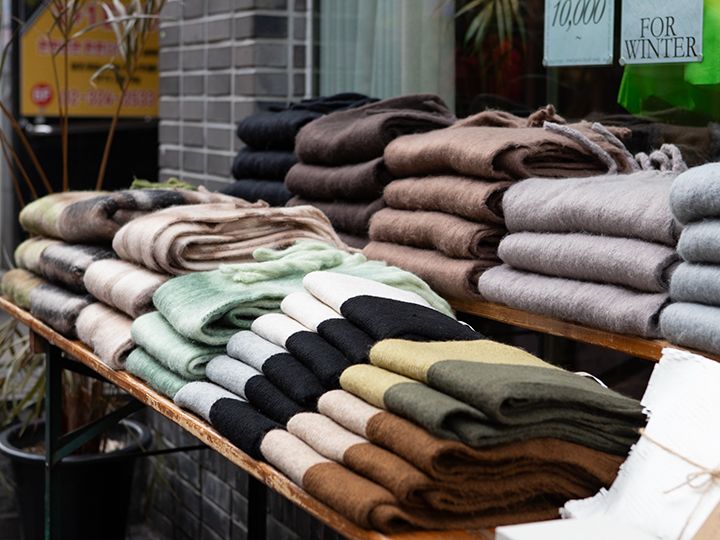 マフラーで防寒とおしゃれを同時に!