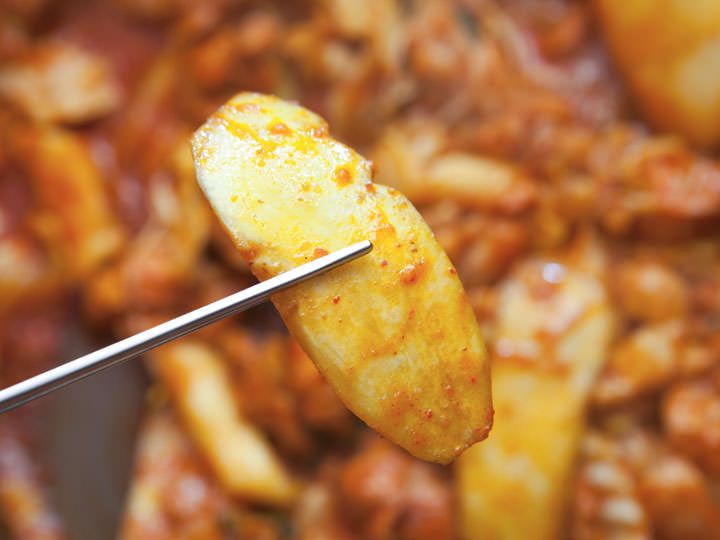 サツマイモはほくほく