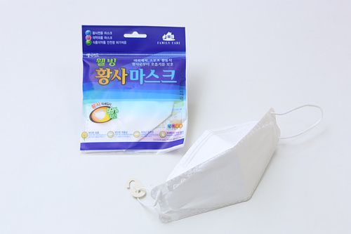 黄砂用の不織布マスク