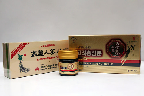 高麗人参粉末、高麗紅参粉末