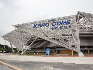 2018年7月にリニューアルオープンしたオリンピック体操競技場(KSPO DOME)