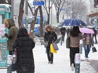 真っ白な雪景色！２月のソウルもまだまだ寒い