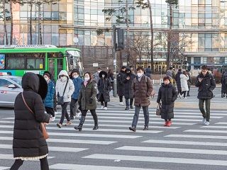 急激に冷えこんだソウル！今朝の最低気温はマイナス12度に