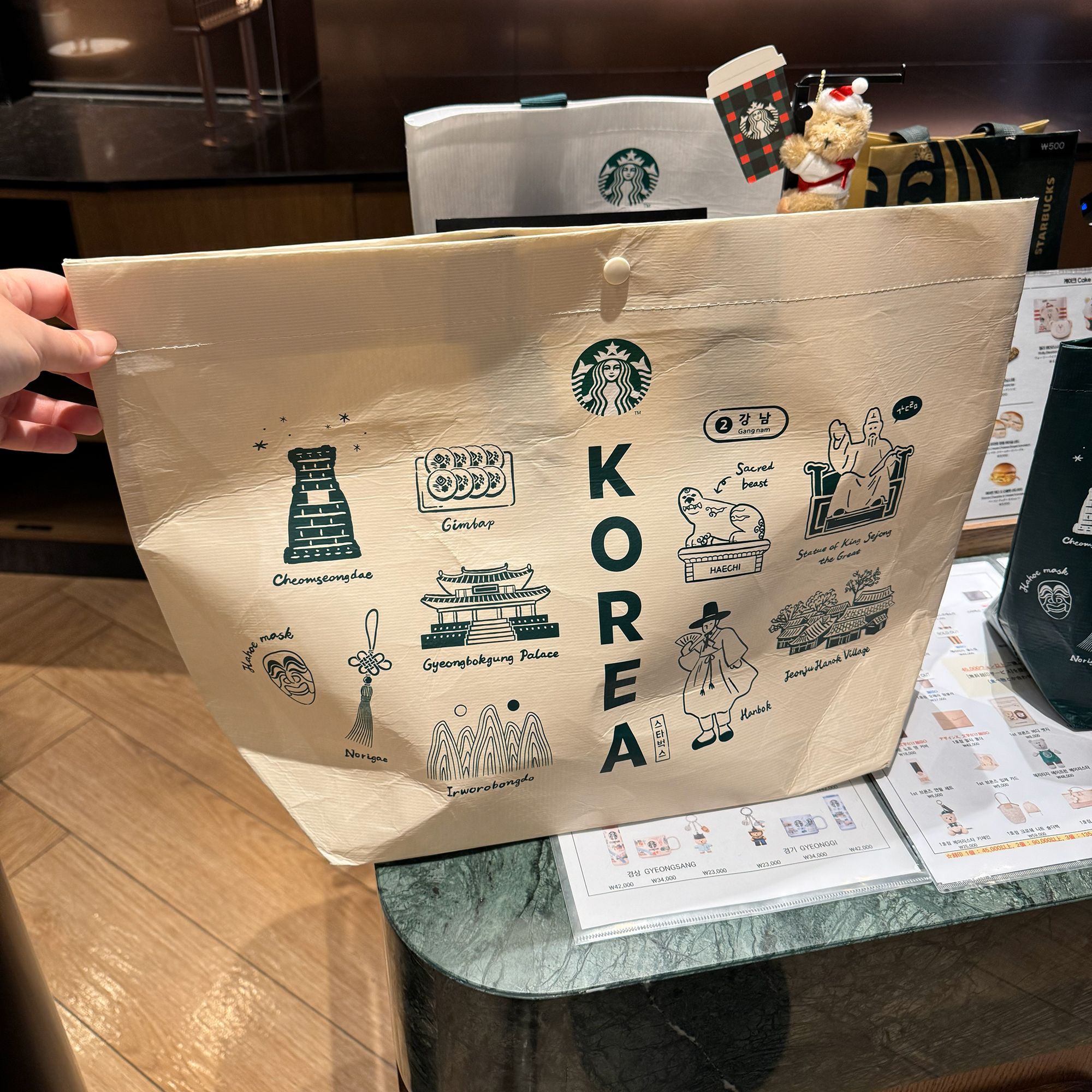 韓国スタバでしか買えないオリジナルエコバッグ登場！ | NOW！ソウル