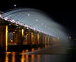 漢江、夜の噴水ショー