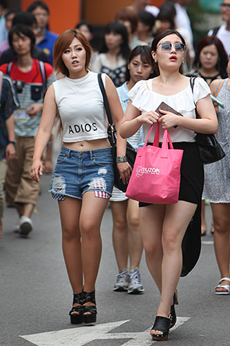 夏の露出ファッションを追え Now ソウル 韓国旅行 コネスト