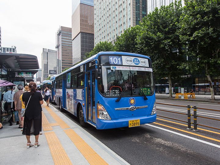 ソウルの市内バス 韓国の交通 韓国旅行 コネスト